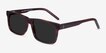 Sun Sydney Brown Striped AcetateSunglass Frames from EyeBuyDirect, Angle View