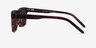 Sun Sydney Brown Striped AcetateSunglass Frames from EyeBuyDirect, Side View