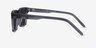Sun Sydney Clear Gray AcetateSunglass Frames from EyeBuyDirect, Side View