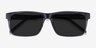 Sun Sydney Clear Gray AcetateSunglass Frames from EyeBuyDirect, Closed View