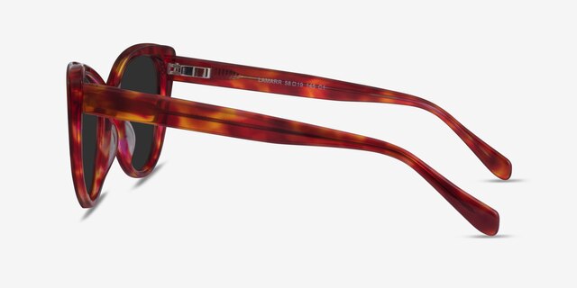 Lamarr Tortoise AcetateSunglass Frames from EyeBuyDirect, Side View