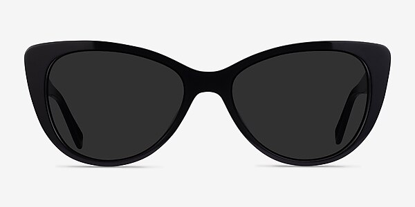 Lamarr Black Acetate Sunglass Frames