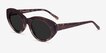 Fabulous Striped Tortoise AcetateSunglass Frames from EyeBuyDirect, Angle View