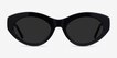 Fabulous Black AcetateSunglass Frames from EyeBuyDirect, Front View