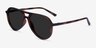 Volcano Tortoise PlasticSunglass Frames from EyeBuyDirect, Angle View