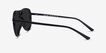 Volcano Black PlasticSunglass Frames from EyeBuyDirect, Side View