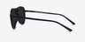Volcano Black PlasticSunglass Frames from EyeBuyDirect, Side View