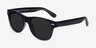 Chess Black PlasticSunglass Frames from EyeBuyDirect, Angle View
