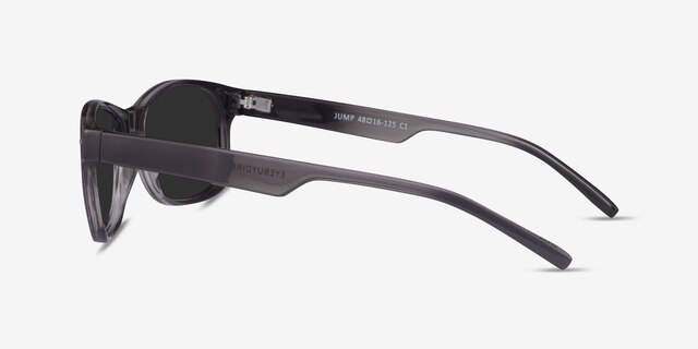 Jump Gray PlasticSunglass Frames from EyeBuyDirect, Side View