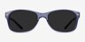 Jump Bleu PlastiqueSoleil de Lunette de vue d'EyeBuyDirect, Vue de Face