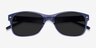 Jump Bleu PlastiqueSoleil de Lunette de vue d'EyeBuyDirect, Vue Rapprochée