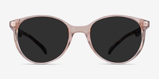 Talent Clear Brown Tortoise PlasticSunglass Frames from EyeBuyDirect, Front View