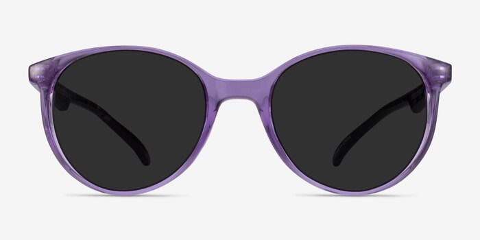 Talent Clear Purple Floral Plastic Sunglass Frames from EyeBuyDirect