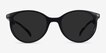 Talent Black Floral PlasticSunglass Frames from EyeBuyDirect, Front View