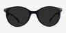 Talent Black Floral PlasticSunglass Frames from EyeBuyDirect, Front View