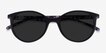 Talent Black Floral PlasticSunglass Frames from EyeBuyDirect, Closed View