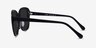 Sherry Black AcetateSunglass Frames from EyeBuyDirect, Side View