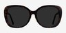 Sherry Écailles AcétateSoleil de Lunette de vue d'EyeBuyDirect, Vue de Face
