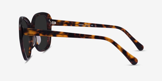 Sherry Écailles AcétateSoleil de Lunette de vue d'EyeBuyDirect, Vue de Côté
