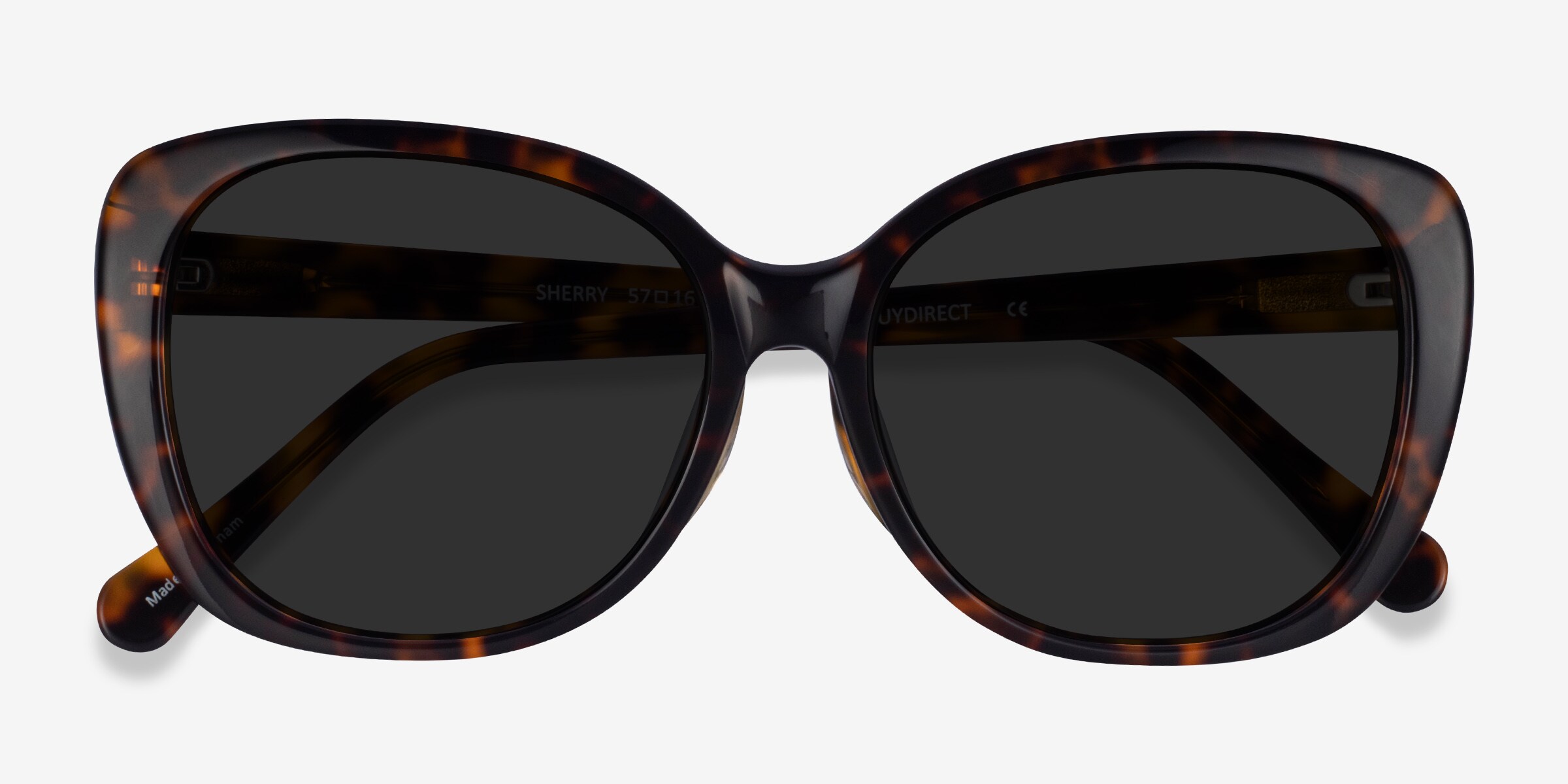 Sherry - Square Black Frame Sunglasses For Women | Eyebuydirect Canada