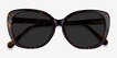 Sherry Tortoise AcetateSunglass Frames from EyeBuyDirect, Closed View