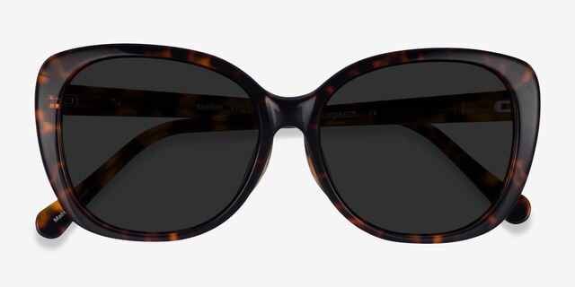 Sherry Écailles AcétateSoleil de Lunette de vue d'EyeBuyDirect, Vue Rapprochée