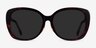 Sherry Tortoise Champagne AcetateSunglass Frames from EyeBuyDirect, Front View