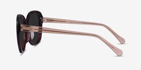 Sherry Tortoise Champagne Acétate Soleil de Lunette de vue d'EyeBuyDirect, Vue de Côté