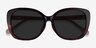 Sherry Tortoise Champagne AcetateSunglass Frames from EyeBuyDirect, Closed View