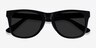 Ristretto Black AcetateSunglass Frames from EyeBuyDirect, Closed View