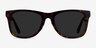 Ristretto Tortoise AcetateSunglass Frames from EyeBuyDirect, Front View