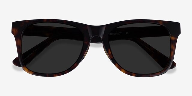Ristretto Tortoise AcetateSunglass Frames from EyeBuyDirect, Closed View