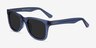 Ristretto Clear Blue AcetateSunglass Frames from EyeBuyDirect, Angle View