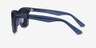 Ristretto Clear Blue AcetateSunglass Frames from EyeBuyDirect, Side View