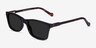 Tennis Black Tortoise AcetateSunglass Frames from EyeBuyDirect, Angle View