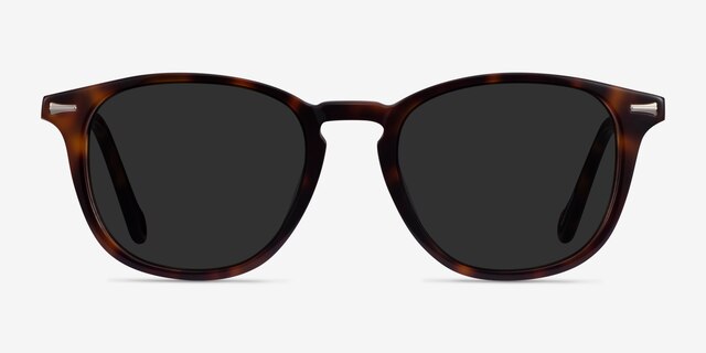 Memory Tortoise AcetateSunglass Frames from EyeBuyDirect, Front View