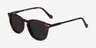 Memory Tortoise AcetateSunglass Frames from EyeBuyDirect, Angle View