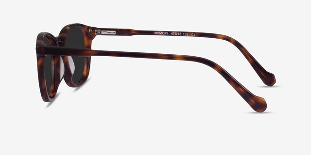 Memory Tortoise AcetateSunglass Frames from EyeBuyDirect, Side View