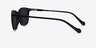 Memory Black AcetateSunglass Frames from EyeBuyDirect, Side View