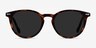 Origami Tortoise AcetateSunglass Frames from EyeBuyDirect, Front View