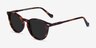 Origami Tortoise AcetateSunglass Frames from EyeBuyDirect, Angle View
