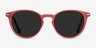 Origami Coral Tortoise AcetateSunglass Frames from EyeBuyDirect, Front View
