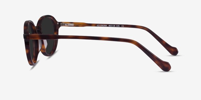 Ice Cream Tortoise AcetateSunglass Frames from EyeBuyDirect, Side View