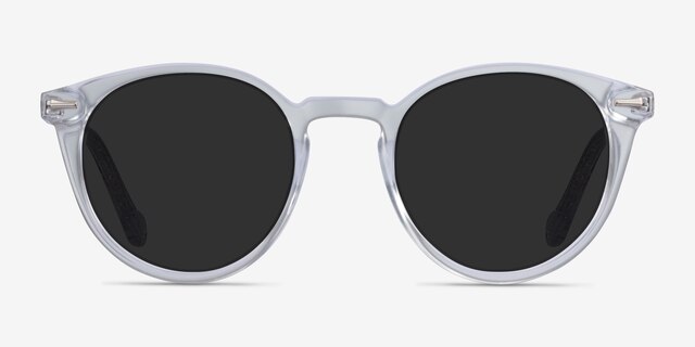 Fun Glitter Clear AcetateSunglass Frames from EyeBuyDirect, Front View