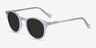 Fun Glitter Clear AcetateSunglass Frames from EyeBuyDirect, Angle View