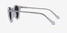 Fun Glitter Clear AcetateSunglass Frames from EyeBuyDirect, Side View