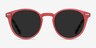 Fun Coral Tortoise AcetateSunglass Frames from EyeBuyDirect, Front View