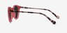 Fun Coral Tortoise AcetateSunglass Frames from EyeBuyDirect, Side View
