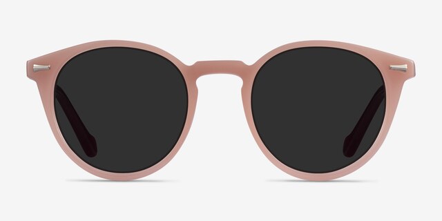 Fun Beige Purple AcetateSunglass Frames from EyeBuyDirect, Front View
