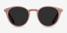 Fun Beige Purple AcetateSunglass Frames from EyeBuyDirect, Front View